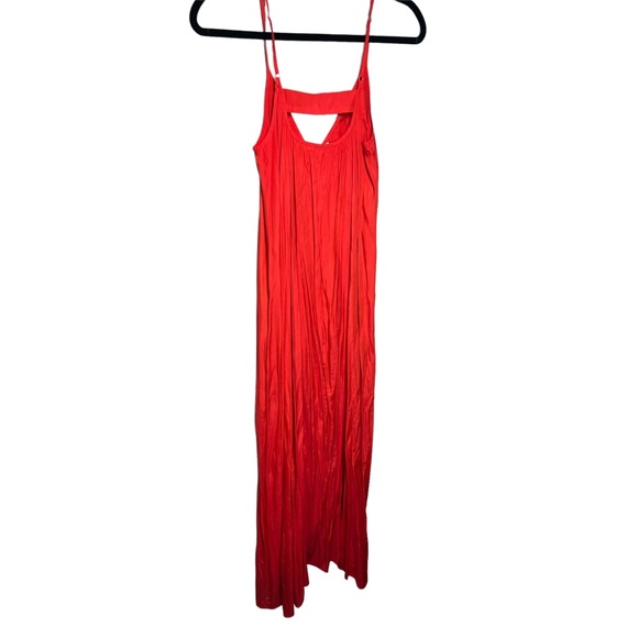 Pink Stitch Resort Maxi Dress in Salmon 2 - Picture 9 of 11